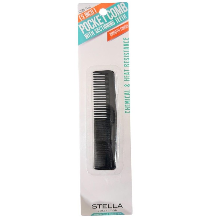 5INCH Pocket Comb With Sectioning Teeth