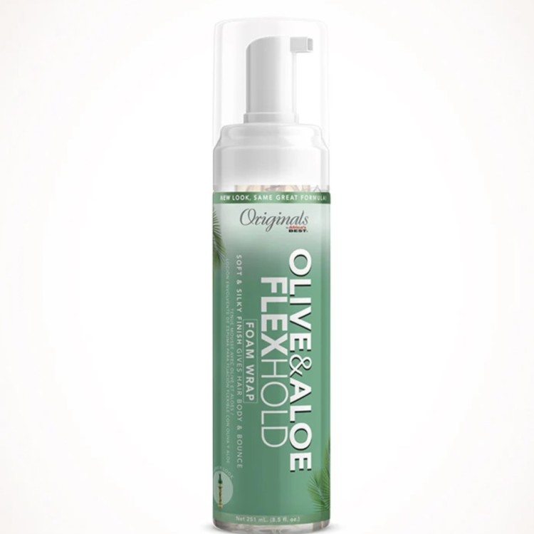 Africa's Best Originals Olive & Aloe Flexhold Foam Wrap 251ml 