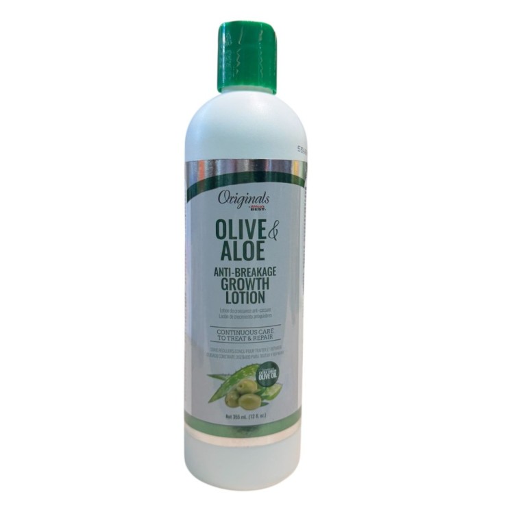 Africa's Best Originals Olive & Aloe Moisturising Growth Lotion 355ml 