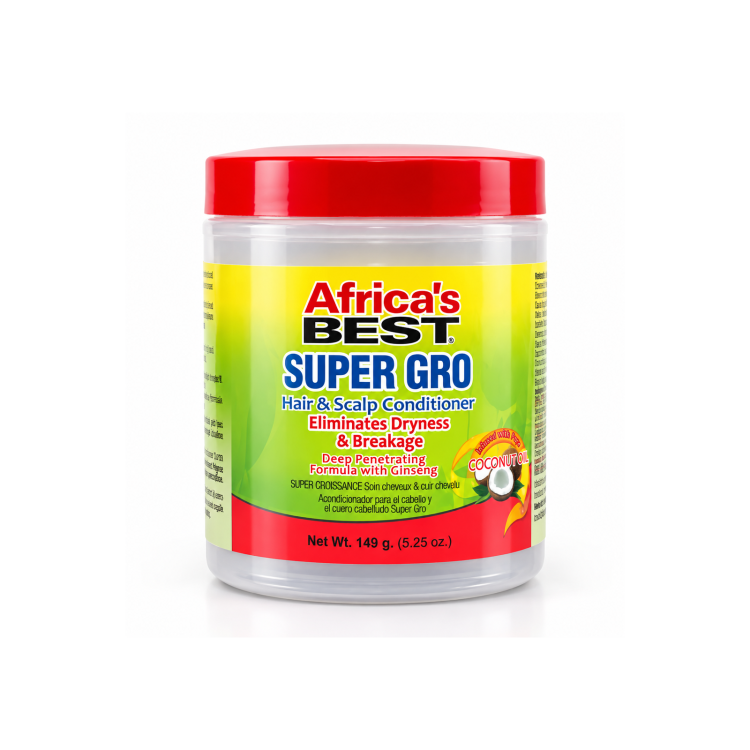 Africa's Best Super Gro Maximum Hair & Scalp Conditioner 5.25 oz