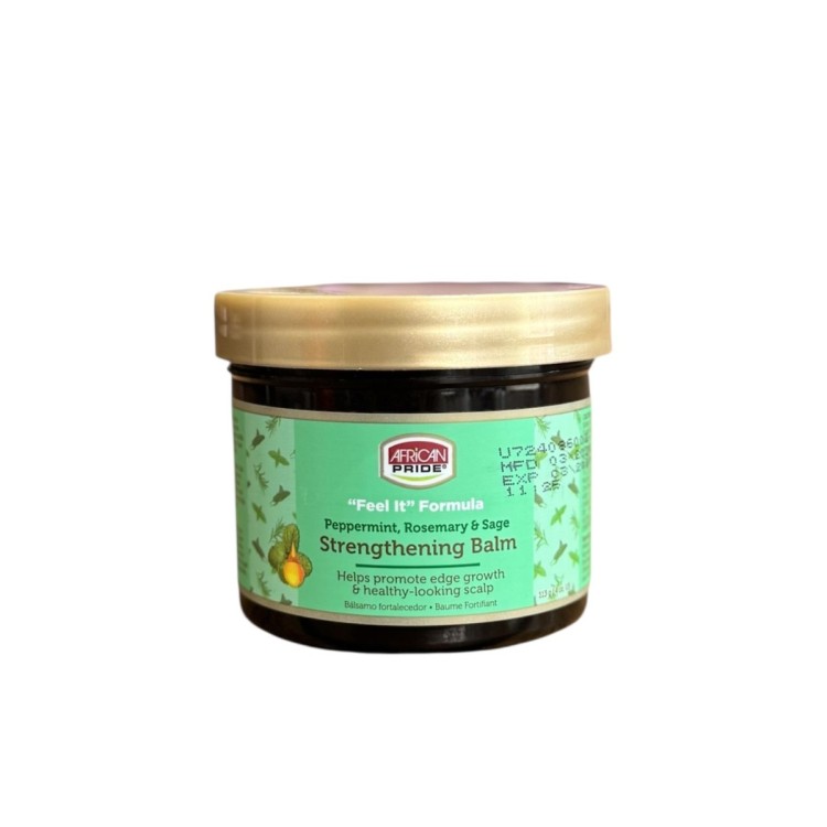 African Pride Peppermint, Rosemary & sage Strengthening Balm 113g