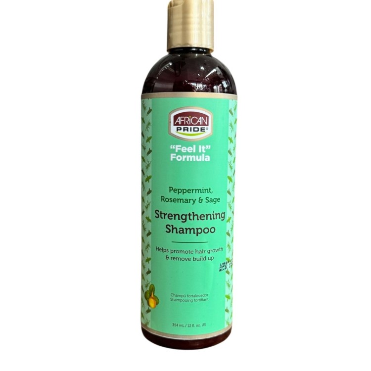 African Pride Peppermint, Rosemary & Sage Strengthening Shampoo 354ml