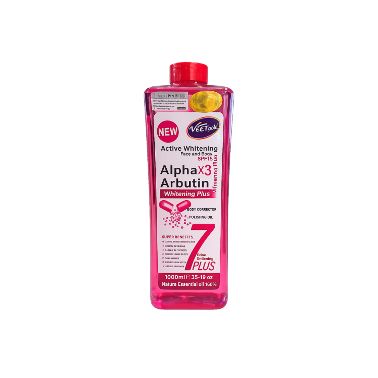 ALPHA X3 ARBUTIN WHITENING PLUS BODY OIL 1000ML