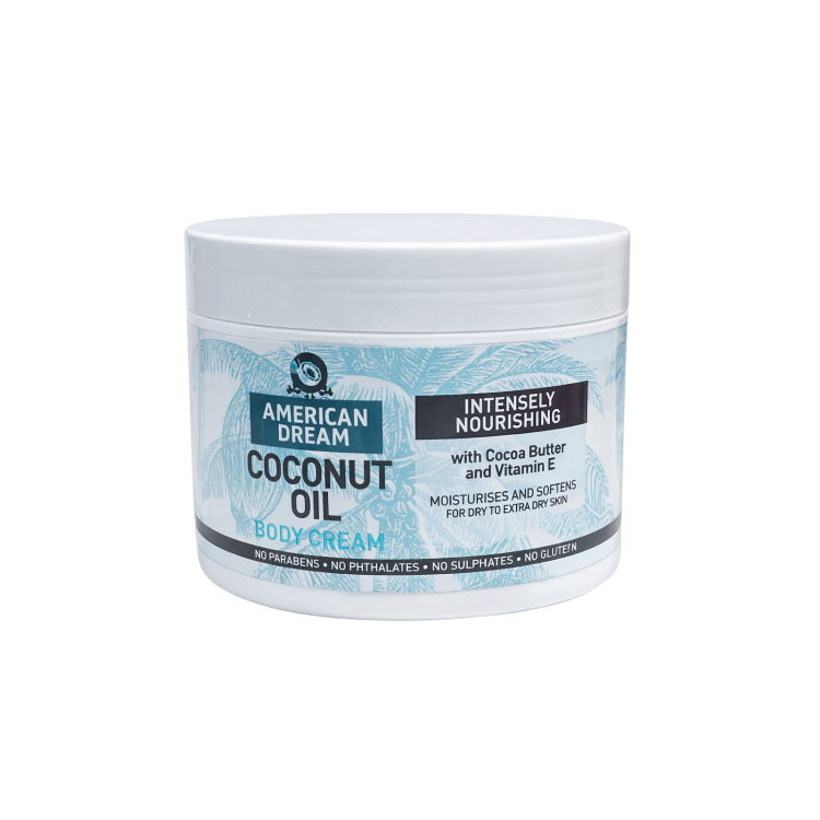 AMERICAN DREAM COCONUT OIL BODY CREAM INTENSELY NOURISHING