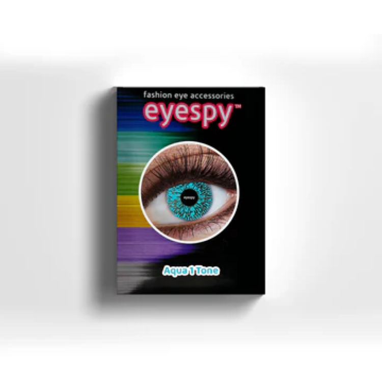 Aqua 3 tone lenses with Eyecasions multi purpose solution with storage case