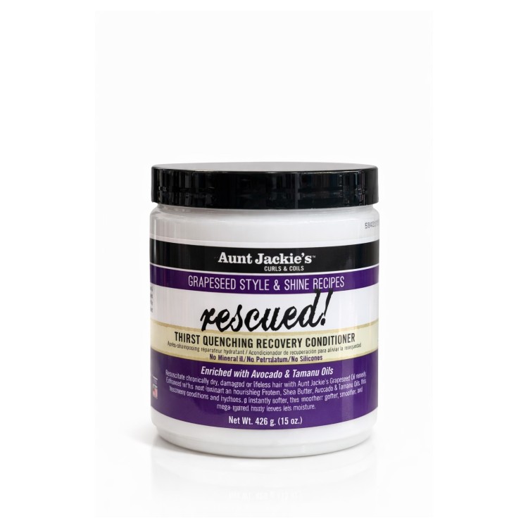 AUNT JACKIE'S GRAPESEED STYLE & SHINE RECIPES RESCUED THIRST QUENCHING RECOVERY CONDITIONER 426G