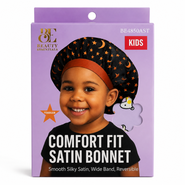 Beauty Essentials Kids Comfort Fit Satin Bonnet