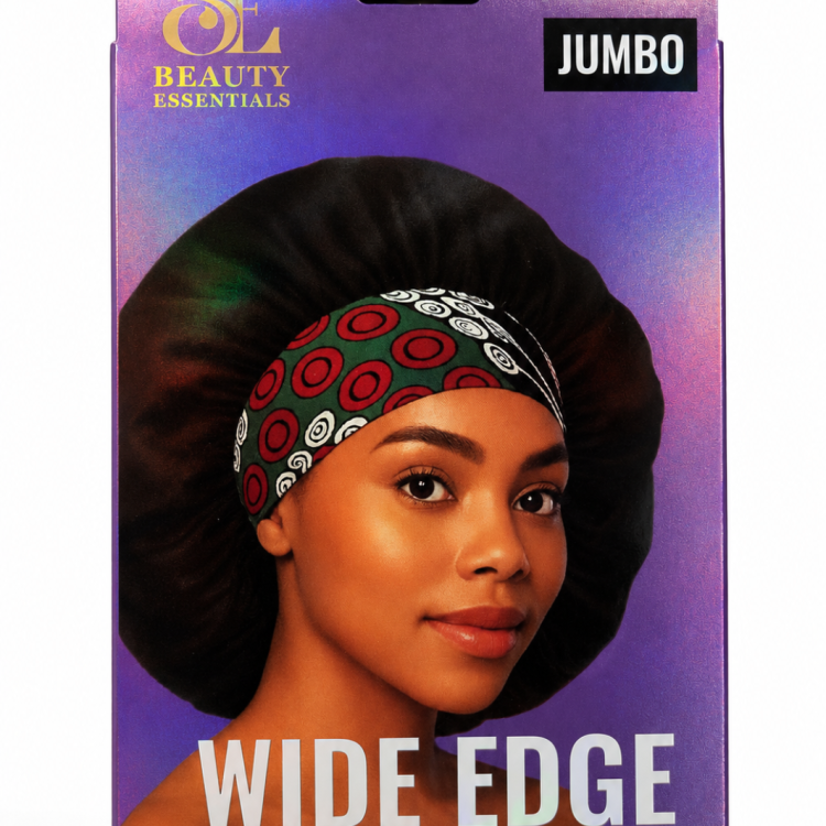 Beauty Essentials Wide Edge Satin Bonnet Jumbo