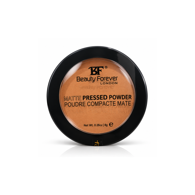 BEAUTY FOREVER LONDON MATTE PRESSED POUDRE COMPACTE MATE 10 SPICE 8G