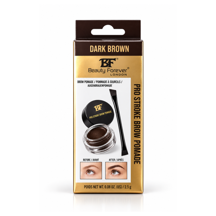 BF BEAUTY FOREVER PRO STROKE BROW POMADE DARK BROWN 2.5G