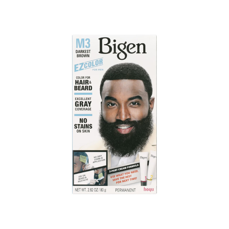 BIGEN EZ COLOUR FOR MEN M3 DARKEST BROWN 80g 2.82oz