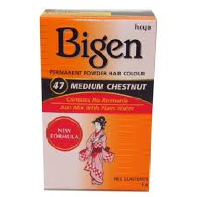 Bigen Hair Color -47 (Medium Chestnut)