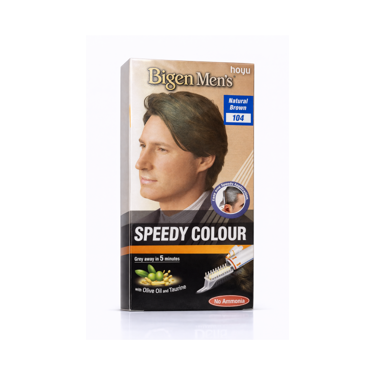 Bigen's Men Speedy Hair Colour - Natural Brown 104