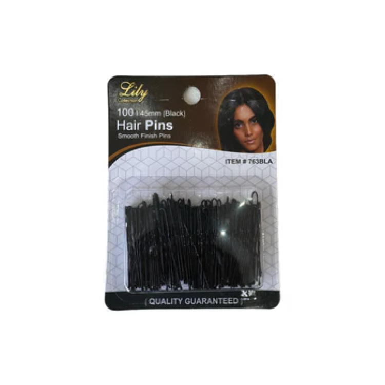 BLA WAVE PINS 100PC 45MM 763 BLACK