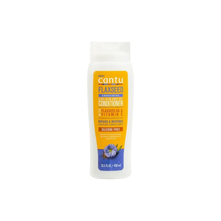 CANTU FLAXSEED SMOOTHING LEAVE-IN OR RINSE-OUT CONDITIONER – 400 ML