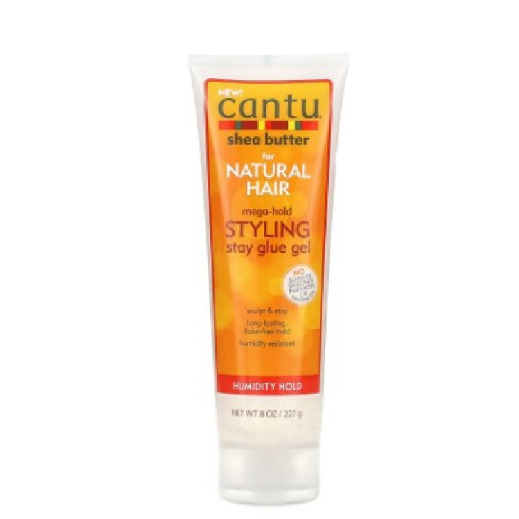 Cantu Mega Hold Styling Stay Glue Gel 8oz