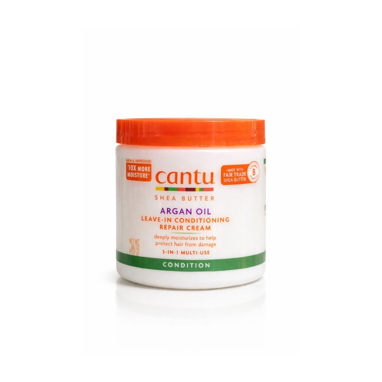 CANTU SHEA BUTTER ARGAN OIL LEAVE -IN CONDITIONING REPAIR CREAM452G
