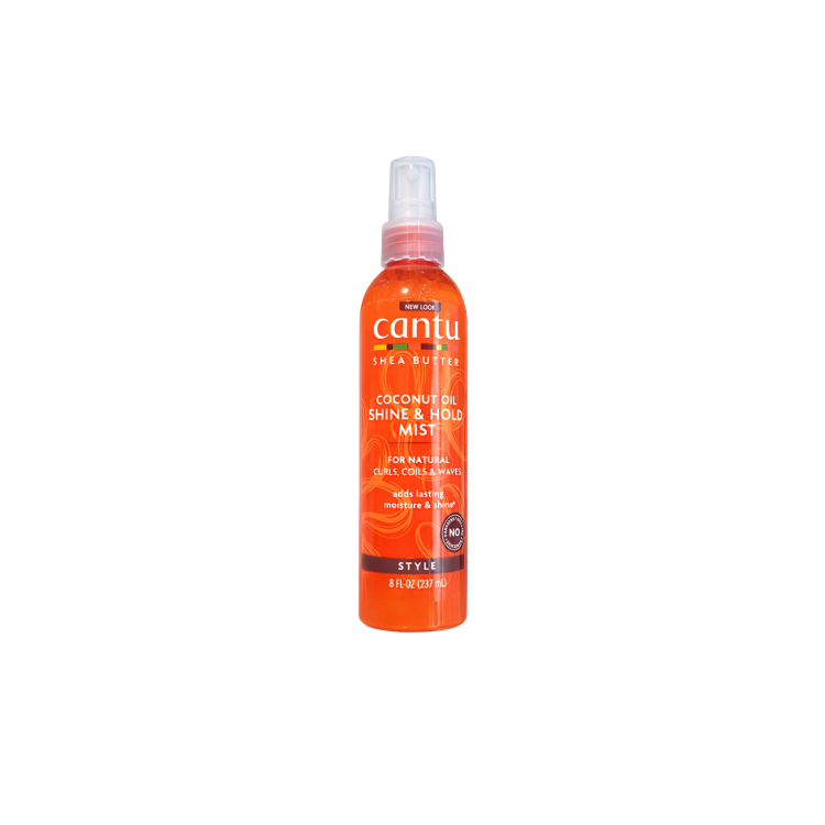 CANTU SHEA BUTTER COCONUT OIL SHINE & HOLD MIST – 237ML (8 FL OZ)