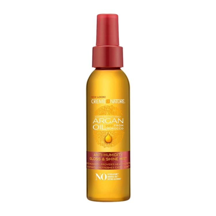 Cream of Nature Argan Oil anti humidity gloss &  Shine Mist 4oz