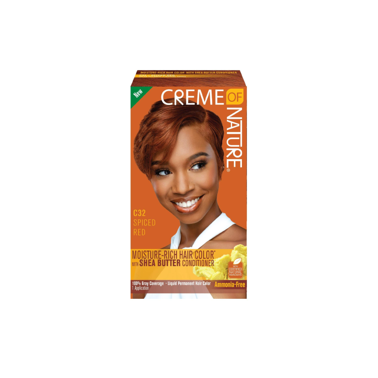 CREME OF NATURE MOISTURE-RICH HAIR COLOR – C32 SPICED RED