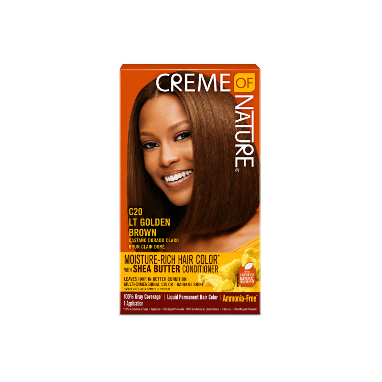 Creme of Nature Moisture Rich Hair Color Light Golden Brown C20