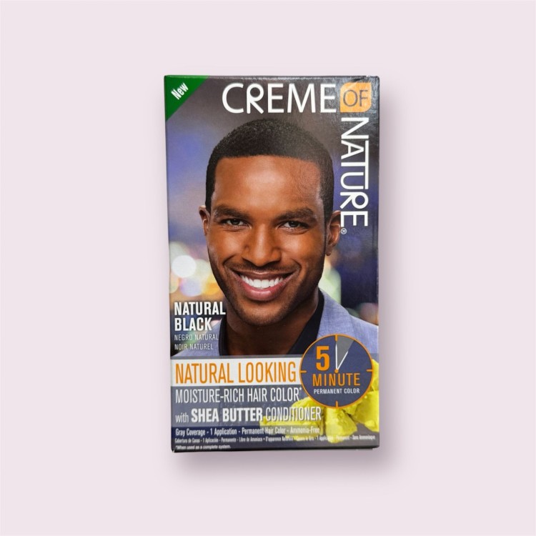 Creme Of Nature Natural Looking Moisture Rich Hair Color - Natural Black 