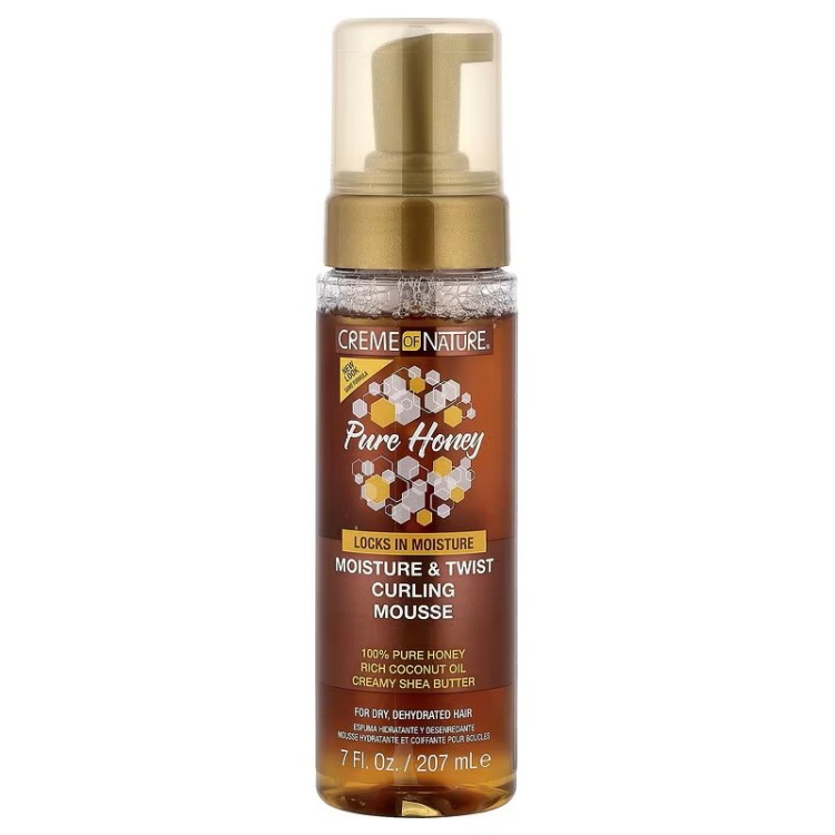 Creme Of Nature Pure Honey Moisture & twist Curling Mousse 207ml