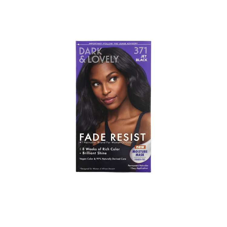 DARK & LOVELY FADE RESIST – 371 JET BLACK 