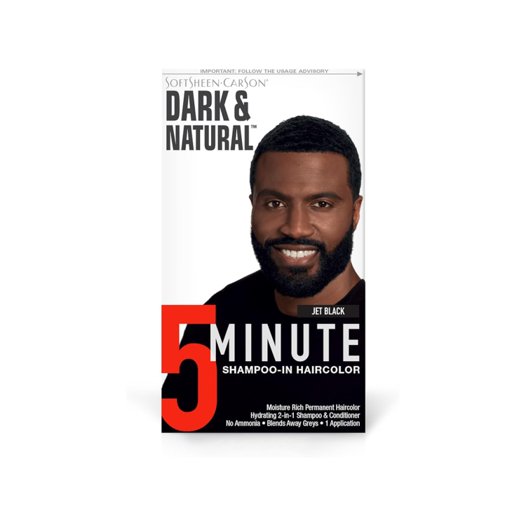 Dark & Natural 5 Minute Shampoo-in Hair Colour Jet Black