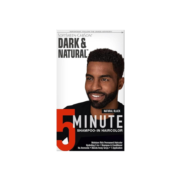 Dark & Natural Color Men Natural Black