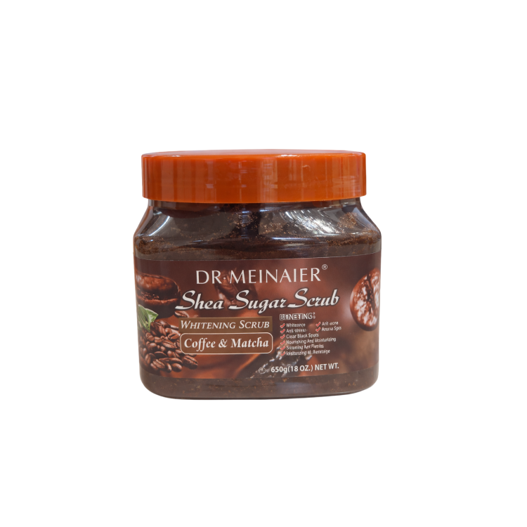 DR. MEINAIER SHEA SUGAR SCRUB COFFEE & MATCHA 650g