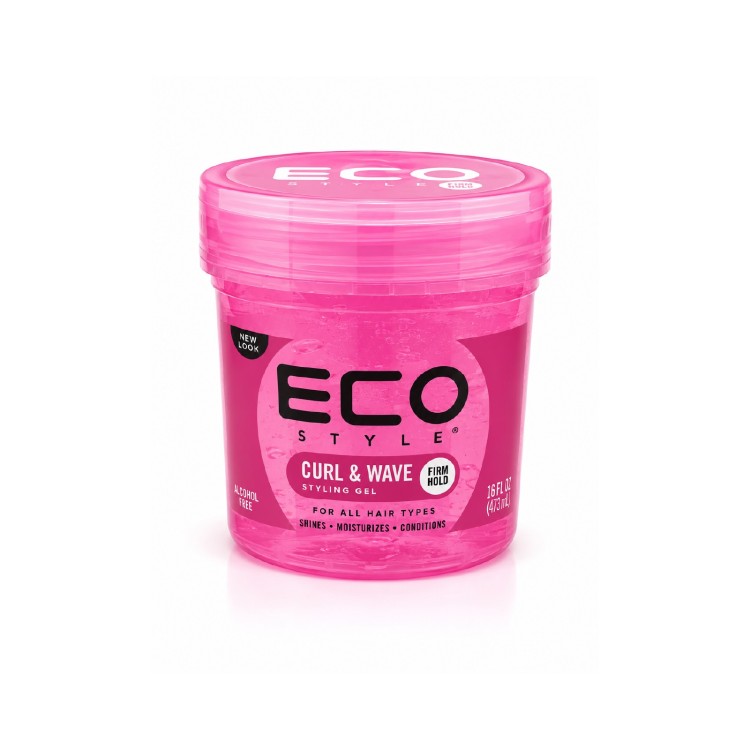 ECO STYLE CURL & WAVE STYLING GEL -16 FLOZ (473ml)