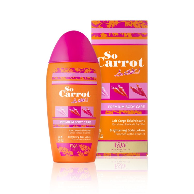Fair & White - Carrot Brightening Body Lotion - 500ml