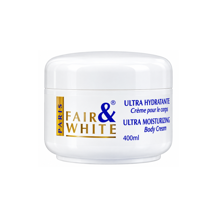 FAIR & WHITE ULTRA MOISTURIZING BODY CREAM (WHITE JAR) 400 G