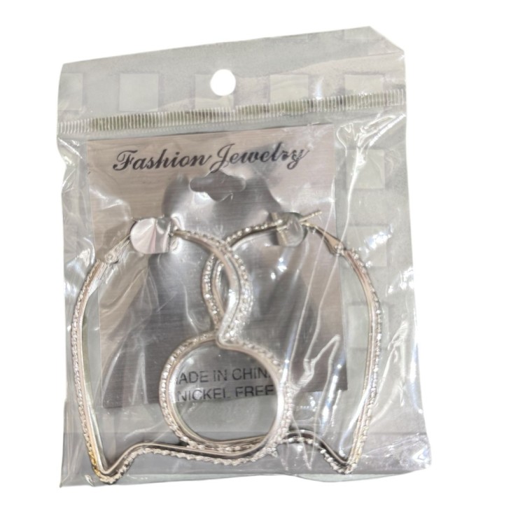 Assorted Geometric Fashion Hoop Earrings