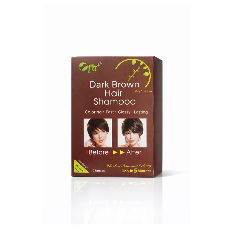 FIT DARK BROWN HAIR SHAMPOO – 25ML x 10