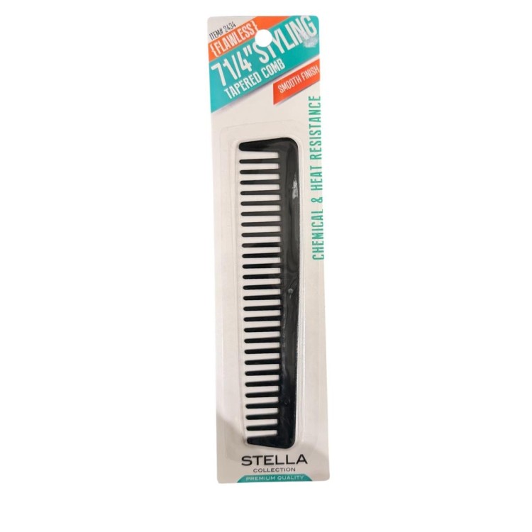 Flawless Professional Tapered Styling & Cutting Comb (7 1/4