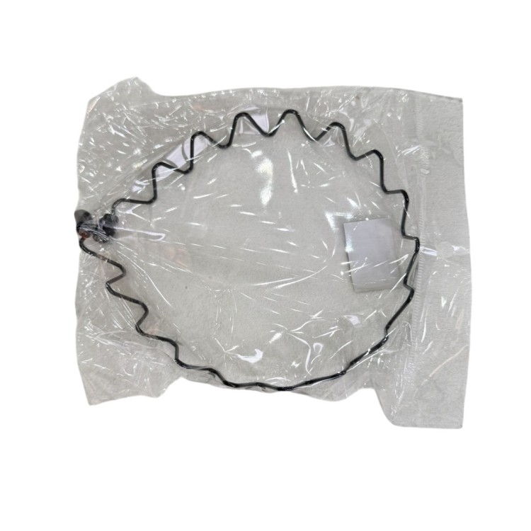 Black Metal Zigzag Wavy Headband