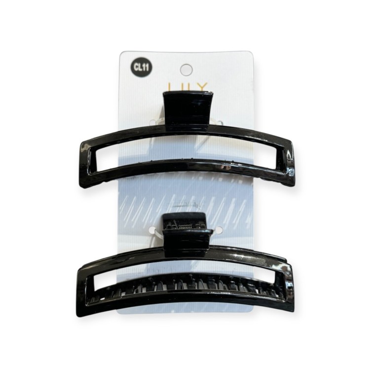 Hair Clip -Black pack of 2