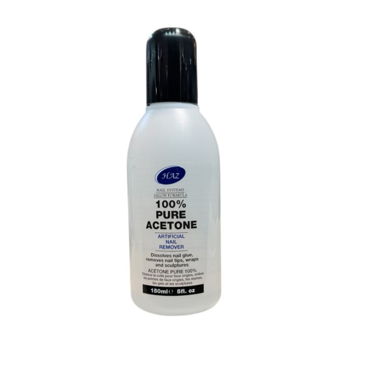  Haz 100% Pure Acetone Artificial nail Remover 150ml