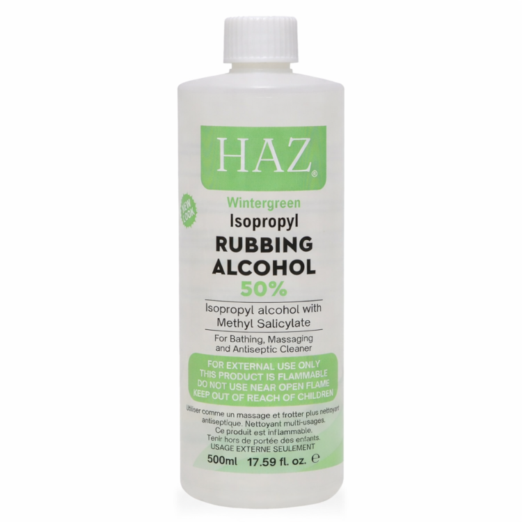 HAZ Rubbing Alcohol 50% 500ml