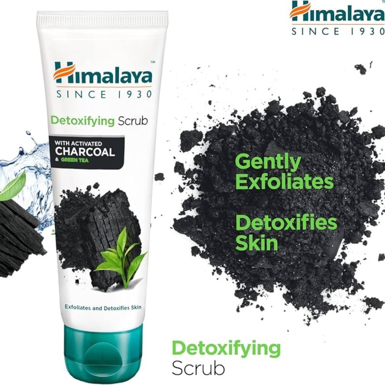 Himalaya Detoxifying Charcoal Scrub - 75ml