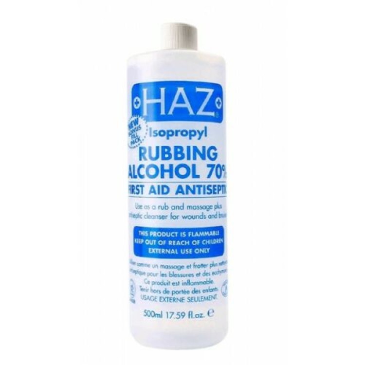 HAZ Rubbing Alcohol 70% 500ml
