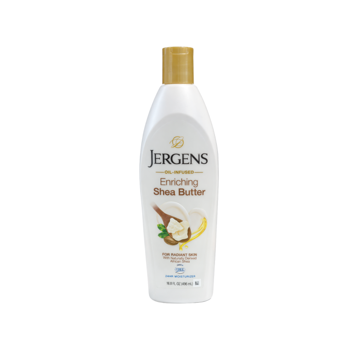 JERGENS OIL- INFUSED ENRICHING SHEA BUTTER LOTION – 496ML