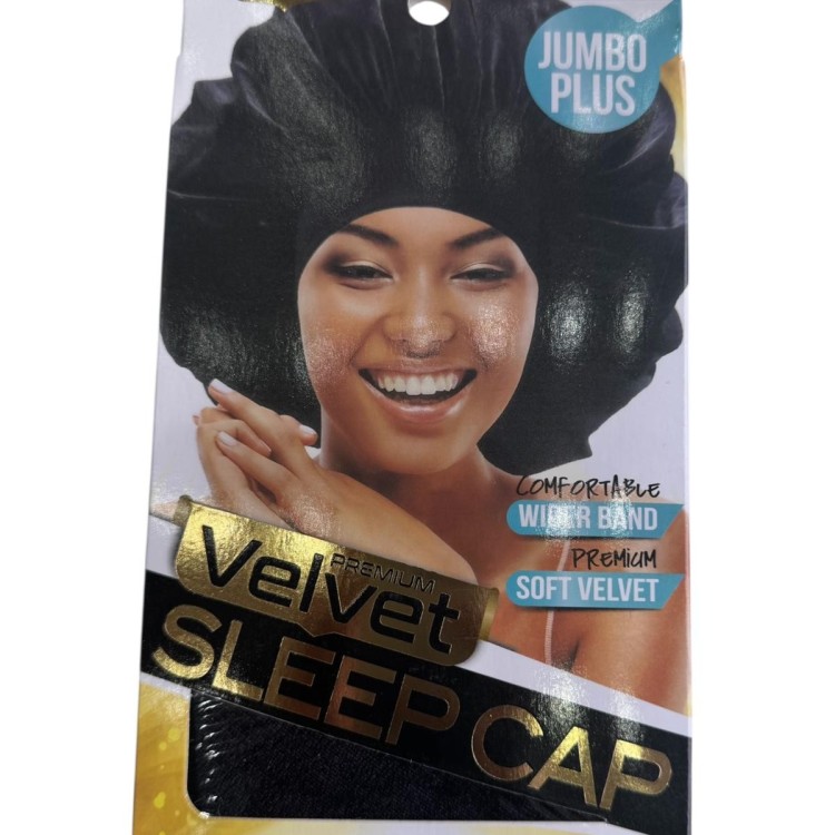 Jumbo Plus Velvet Sleep Cap 