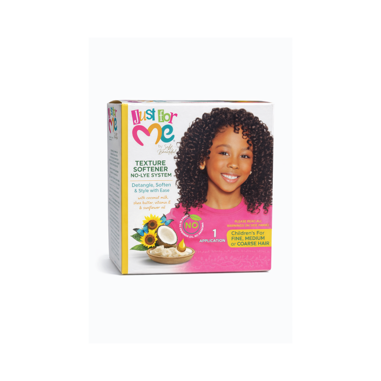 JUST FOR ME TEXTURE SOFTENER NO-LYE SYSTEM (CHILDREN’S HAIR)