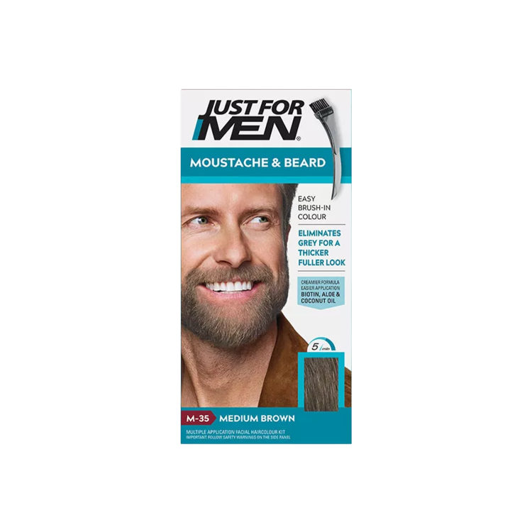 Just For Men Moustache & Beard M-35 Medium Brown 