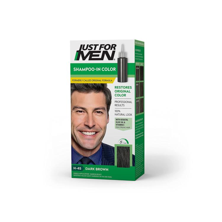 Just For Men Original Formula H-45 Dark Brown Black 