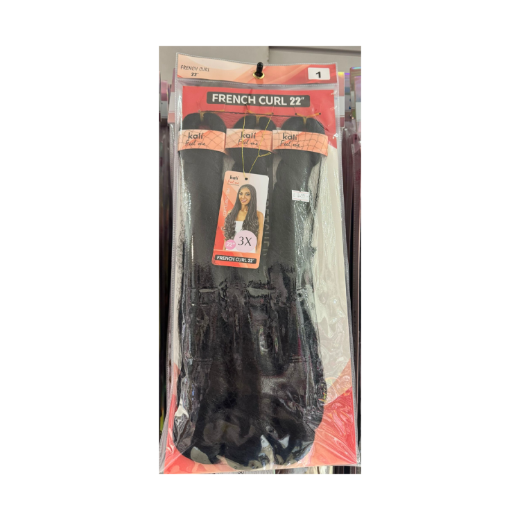 KALI  3X FRENCH CURL 22 ,COL 1