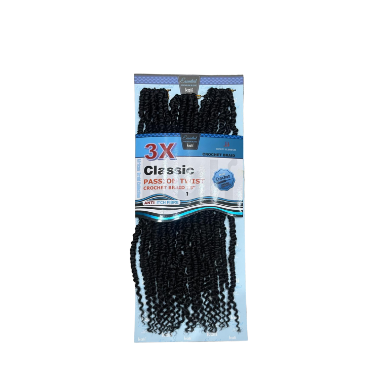 Kali 3X Classic Passion Twist Crochet Braid 18
